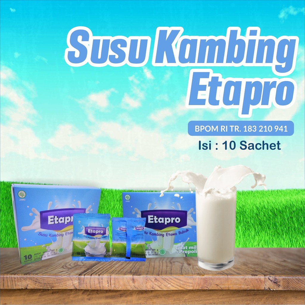 

Susu Kambing Sachet - Susu Kambing Etapro Original