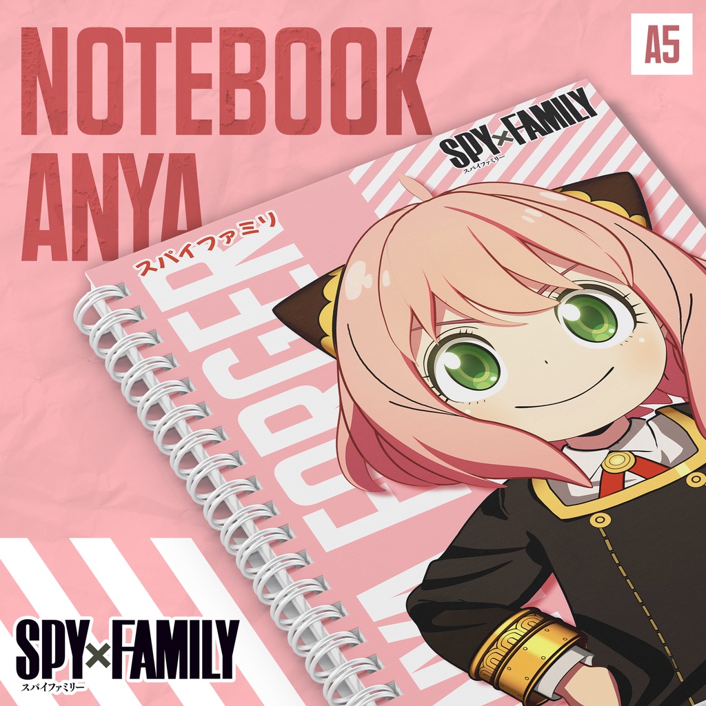 

Notebook Sketchbook Anime Anya Ukuran A5 Seri 1 Spy X Family