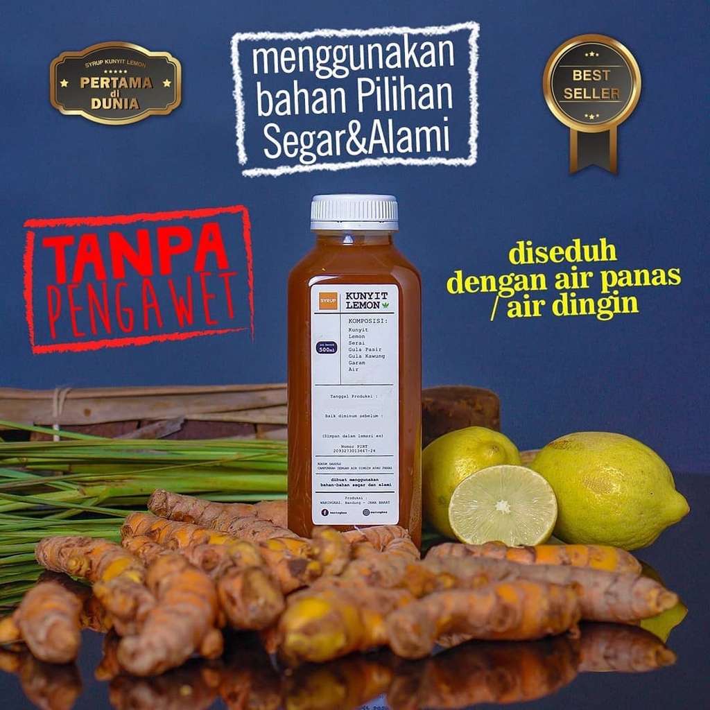 

SYRUP KUNYIT LEMON / SIRUP LEMON