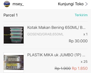 Plastik Mika Uk Jumbo (1p) Minimal Harus Beli 25/50 Pcs Kotak Box Mika Plastik /mika Kue Bolu Lapis
