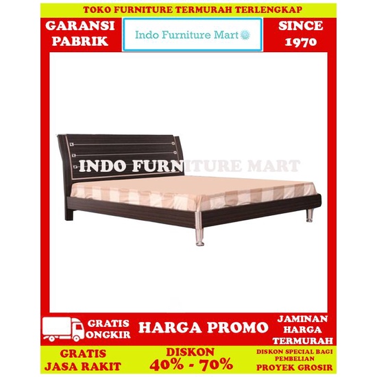 Tempat Tidur Minimalis Ranjang Kayu Bed Frames Siantano Rapunzel 180