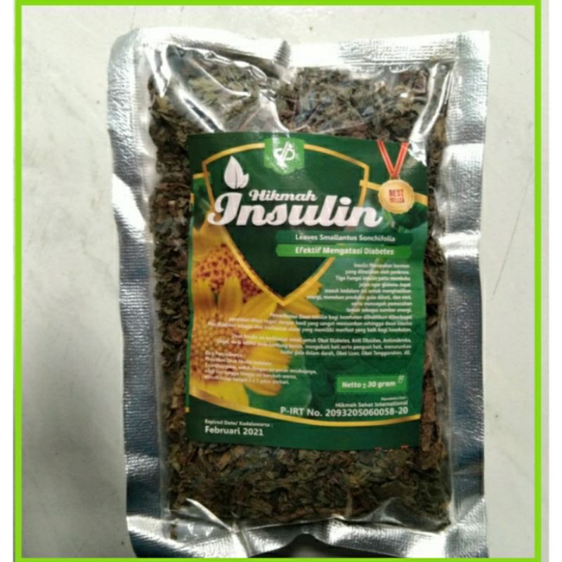 

Teh seduh daun insulin / Yakon untuk diabetes minuman herbal