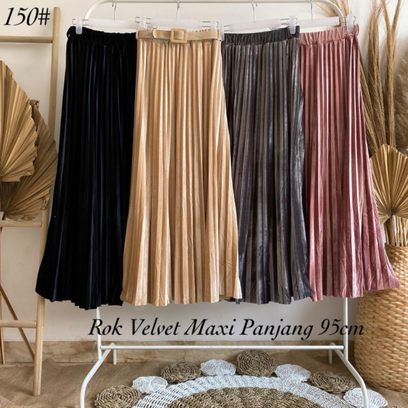 Rok Velvet bludru Import Premium +belt