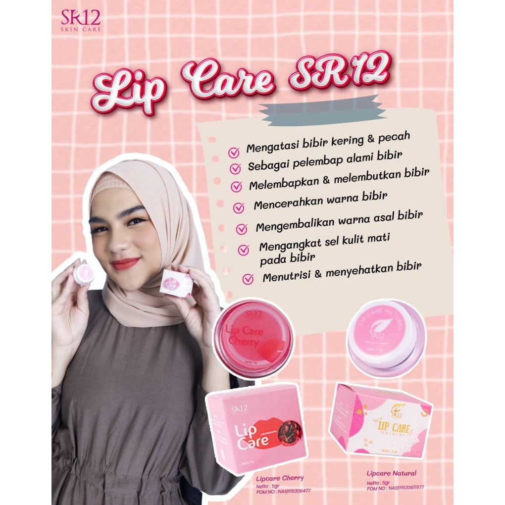 Lip Care SR12 - Lipcare SR12 Cherry - Isi 5 gram