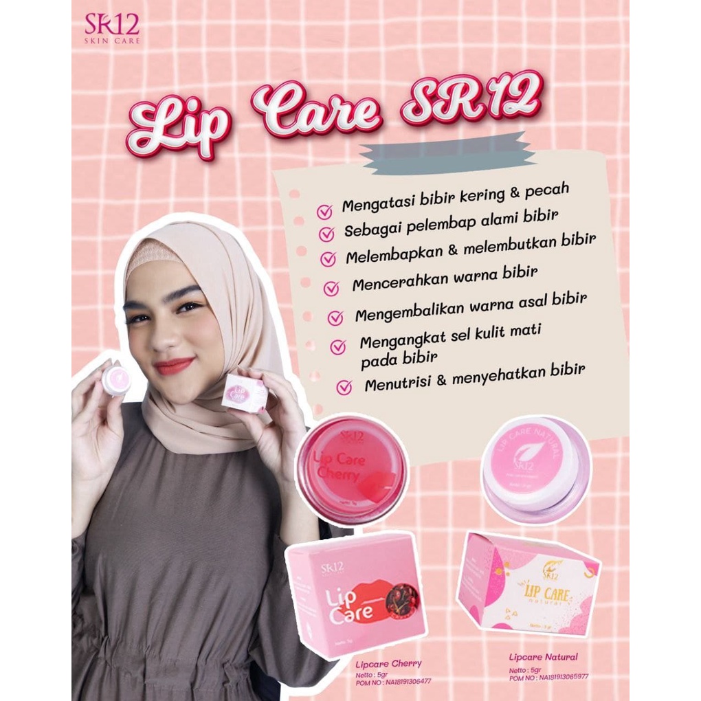 Lip Care SR12 - Lipcare SR12 Cherry - Pelembab Bibir