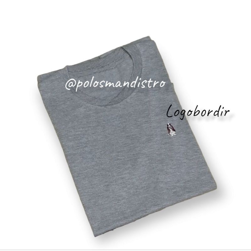 Kaos Hush Puppies Wanita dan Pria LENGAN PENDEK LOGO BORDIR Kaos Polos Hush Puppies