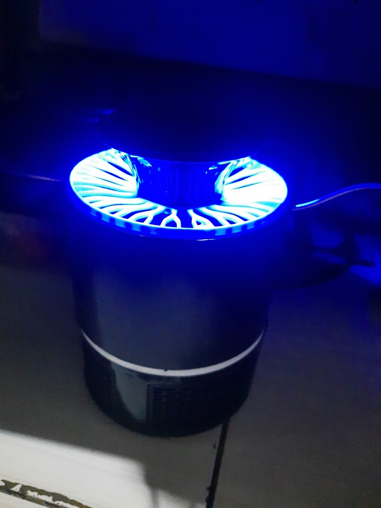 Perangkap Nyamuk Jebakan Lalat Kipas Lampu Led Uv Ultraviolet Elektrik