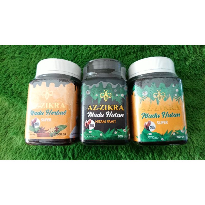 

Madu Azzikra Az-Zikra New Kemasan Baru Herbal - Super - Hitam Pahit