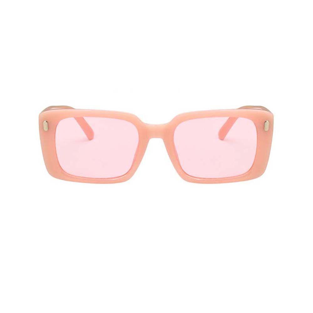 Kacamata Hitam Persegi Agustina Eropa Dan Amerika Punk Hip Pop Persegi Panjang Bingkai Kecil Klasik Hitam Gaya Korea Sunglasses