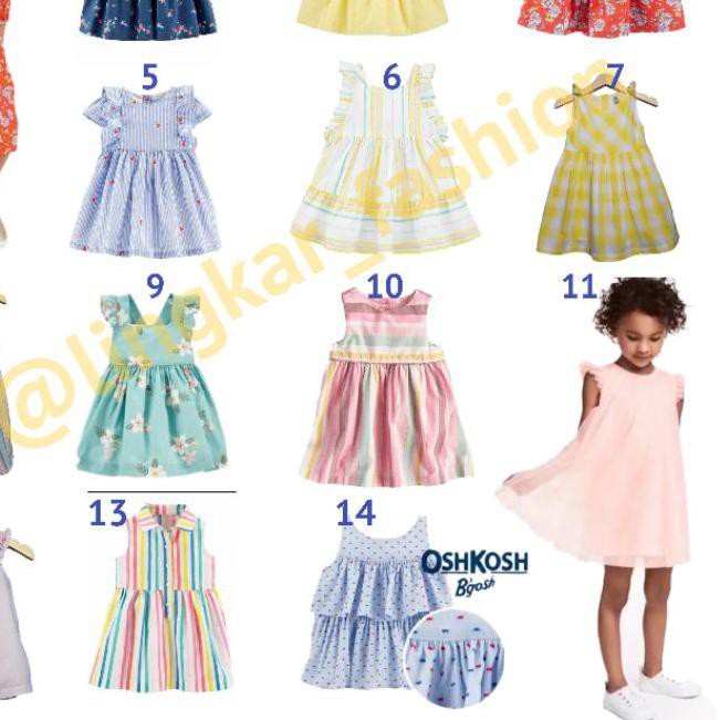 Best Dress anak Branded OSHKOSH, BABY GOSH, GYMBOREE  ฿