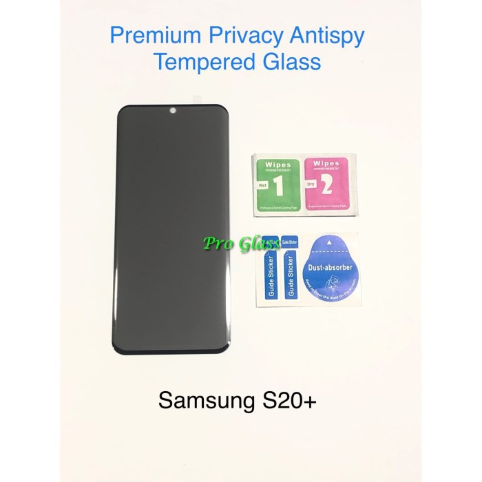 Samsung S20 / S20 PLUS / S20 ULTRA FULL Cover Privacy Anti Spy Magic Glass Tempered Glass