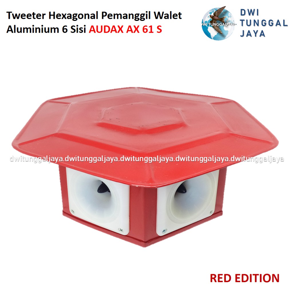 Tweeter Hexagonal Pemanggil Walet Aluminium 6 Sisi AUDAX AX 61S 61 S