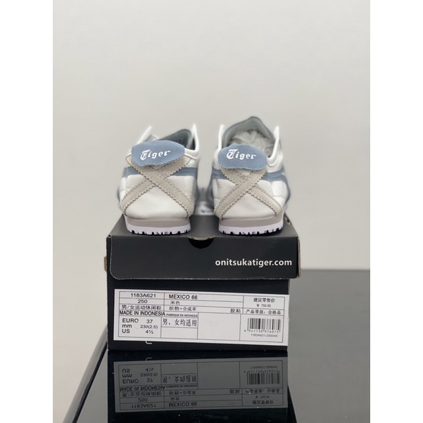 Sepatu Onitsuka Tiger Mexico 66 White Blue Free Paperbag-4