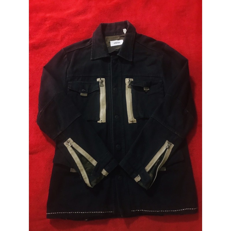 ELHAUS - GROUND JACKET ZIP MOD BLACK BEKAS / SECOND