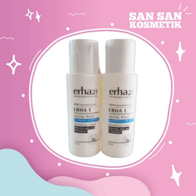 ERHA 1 Facial Wash For Normal &amp; Dry Skin 60ml