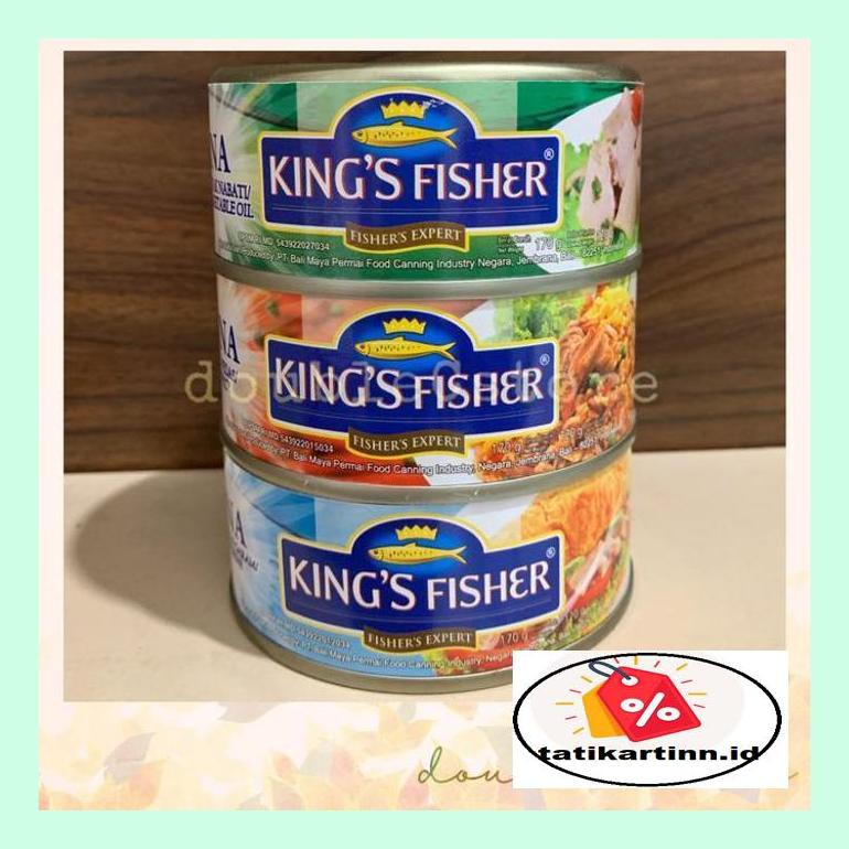 

T4Tksot King'S Fisher Tuna 170Gr / Tuna Kaleng - Tuna In Brine Sotytat