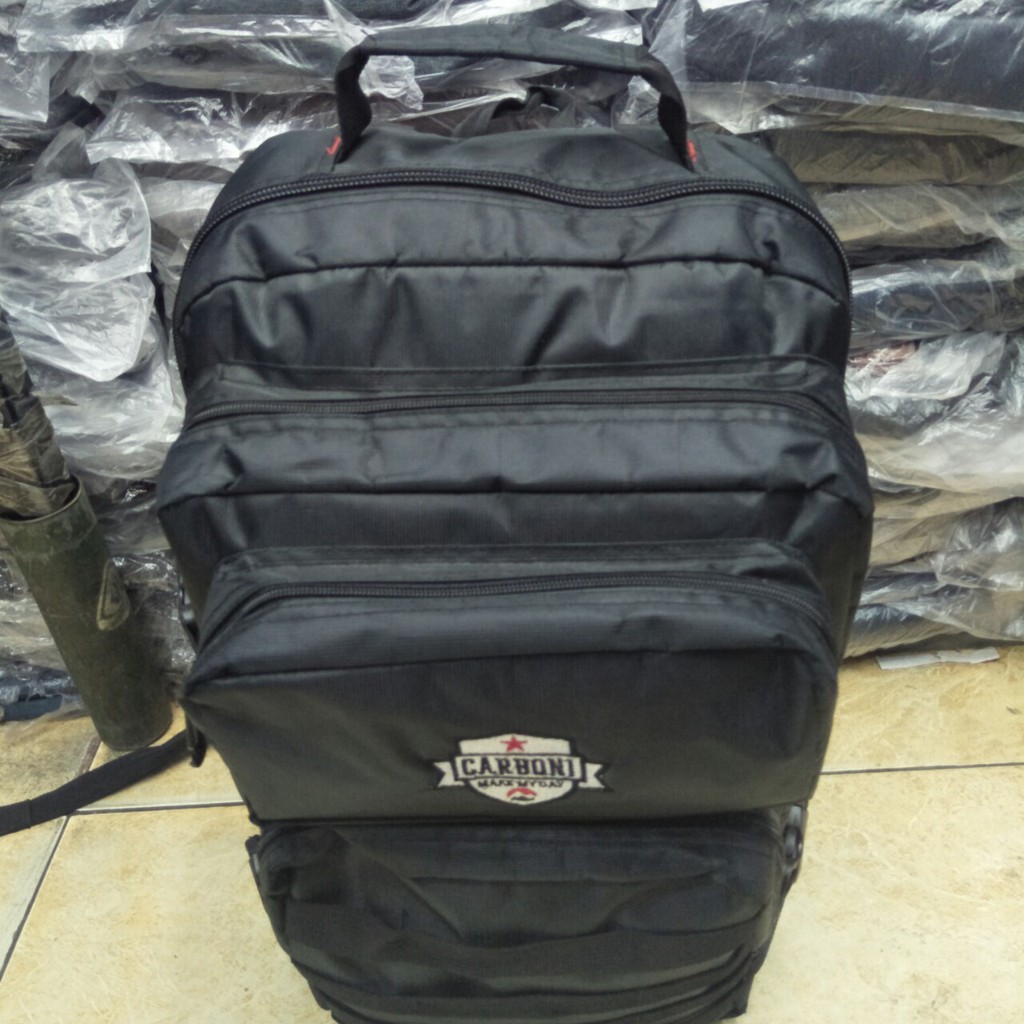 Carboni tas ransel MA00030 jumbo tas punggung backpack original - balck