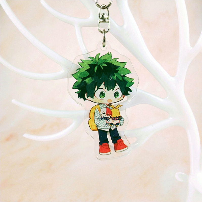 Gantungan Kunci Desain Kartun Anime My Hero Academia Bahan Akrilik