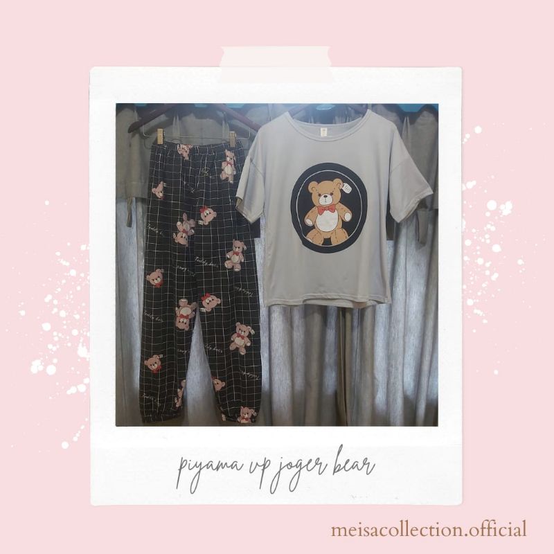 SETELAN BAJU TIDUR | PIYAMA IMPORT CP JOGER | BAJU TIDUR WANITA