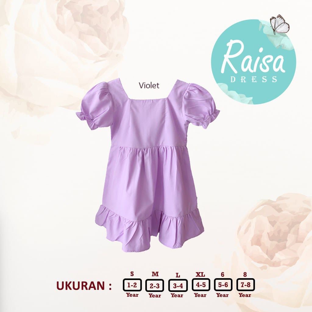 RAISA DRESS COUPLE MOM N KIDS / DRES ANAK 1-8 tahun Mom dress