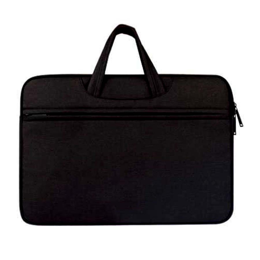 Tas Laptop Softcase Macbook Nylon Jinjing 15.6 inch - Hitam lokal