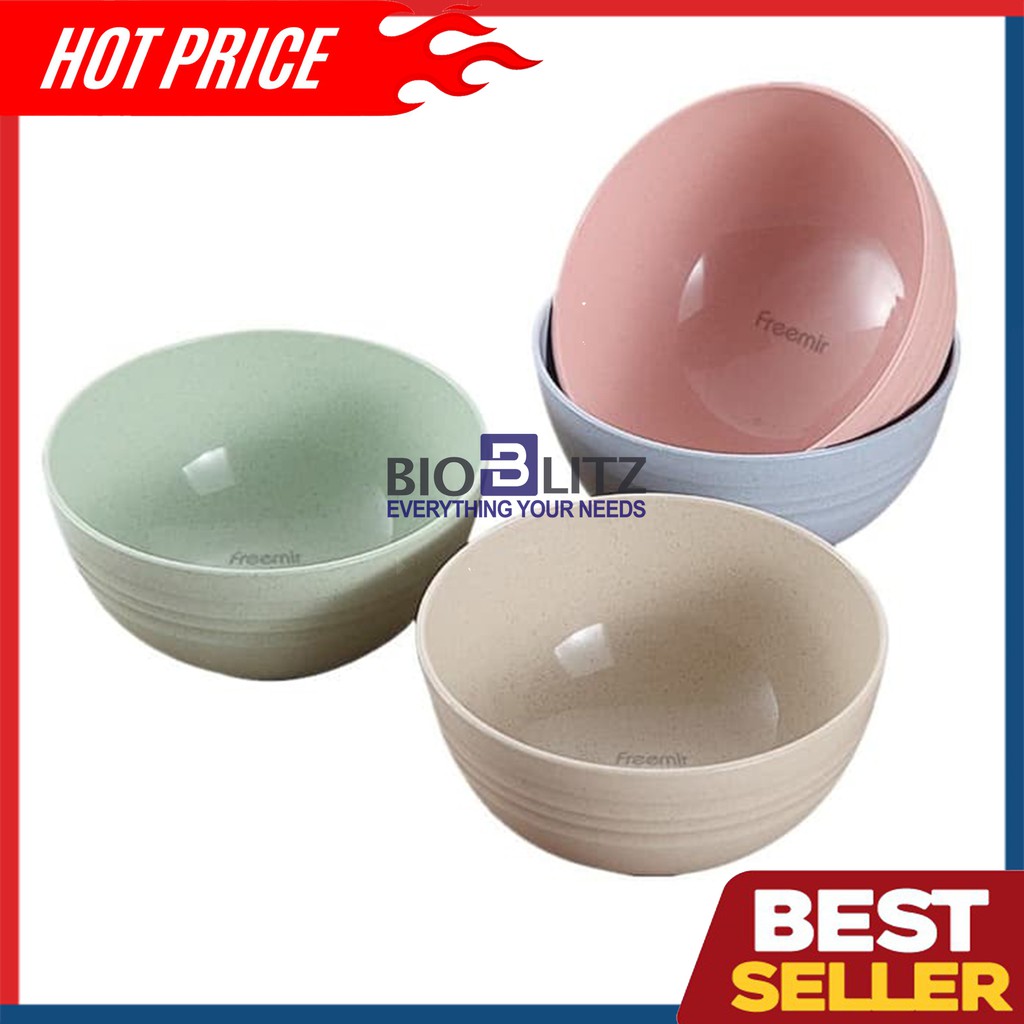 Freemir Mangkok Jerami Gandum