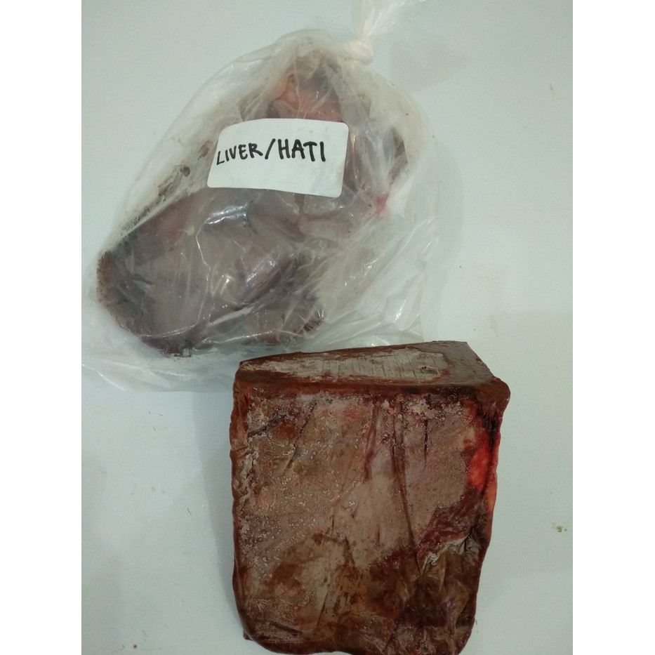 BEEF LIVER AUSTRALIA / HATI SAPI IMPORT 1KG JEROHAN JEROAN