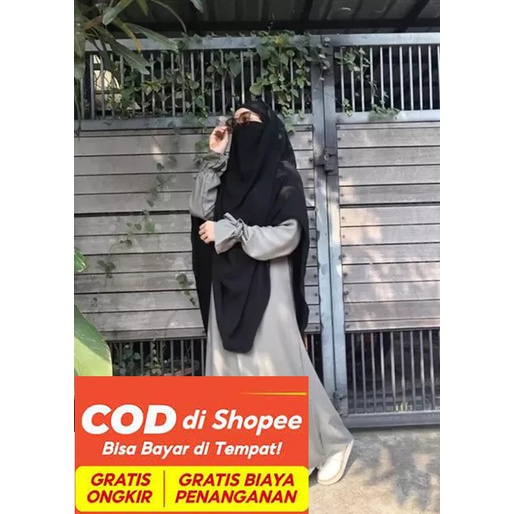 ABAYA POLOS // ABAYA DRESS // GAMIS WANITA TERBARU // GAMIS TERBARU // ABAYA BASIC // ABAYA SYAR'I /