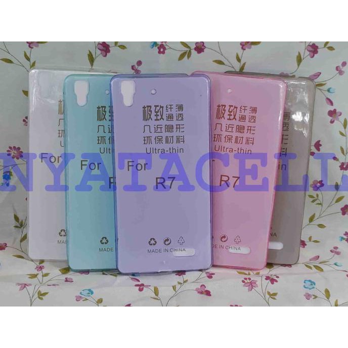 NEW CASE ULTRATHIN OPPO R7 LITE /ULTRA THIN/FIT/SOFTCASE/SILIKON - HITAM MILENIA