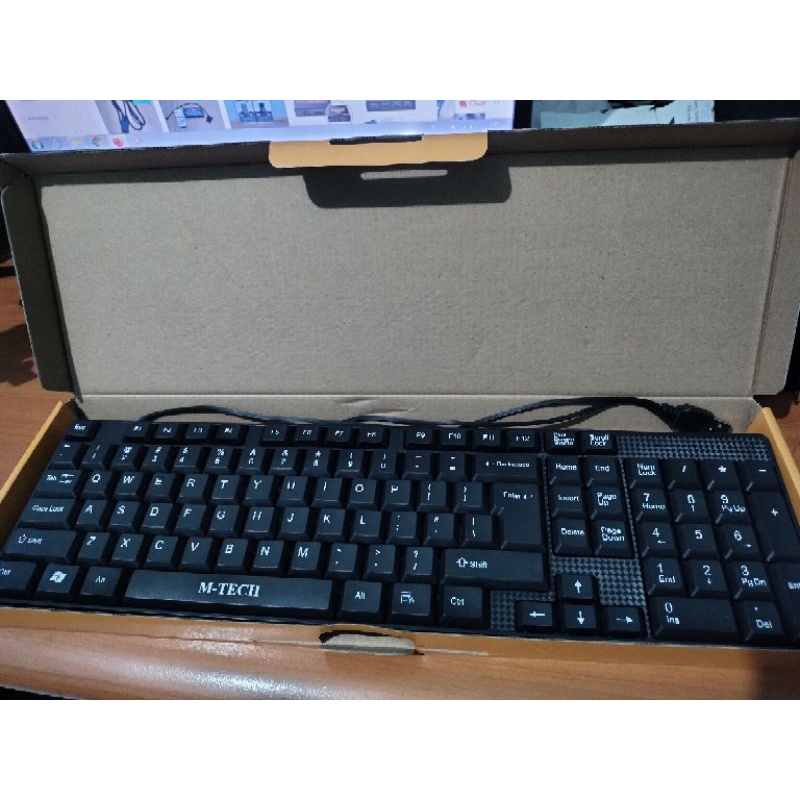 Keyboard Standard M-Tech STK-01 USB Wired Kabel -Mtech STK01 Keyboard