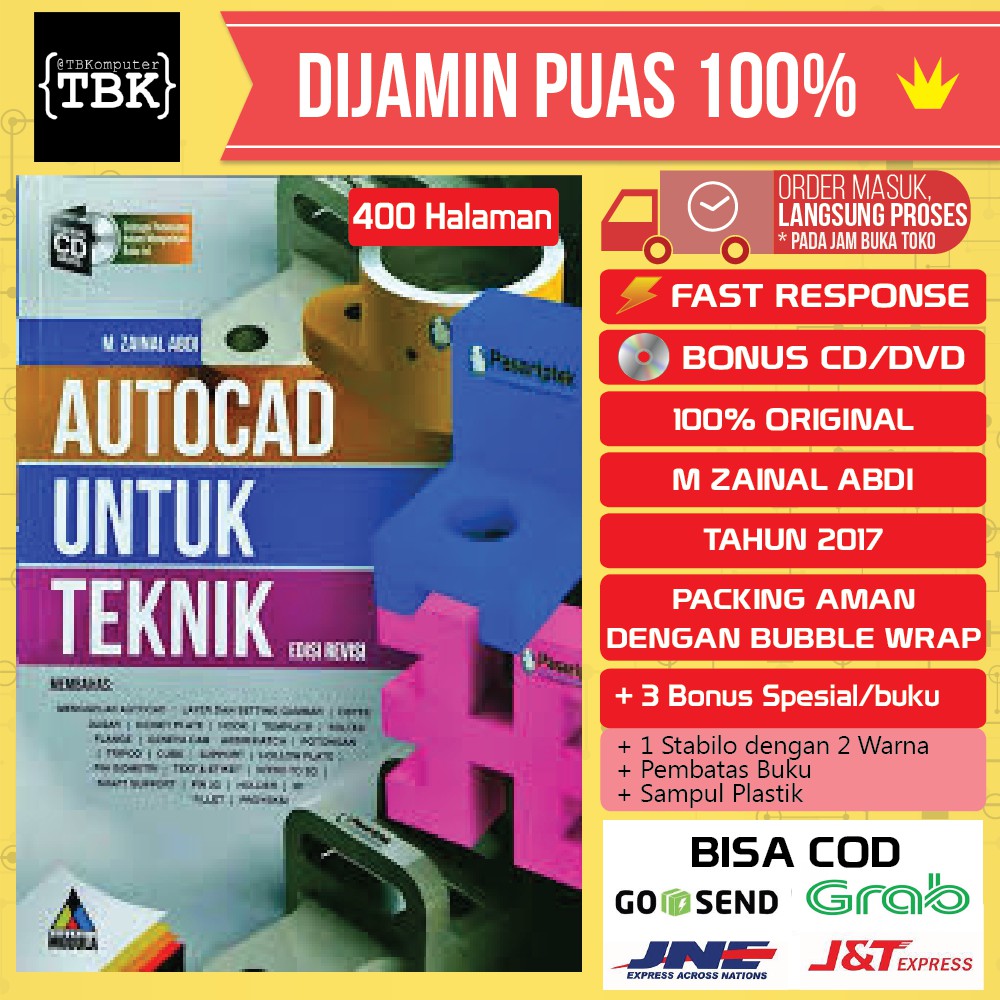 Buku Autocad Untuk Teknik Plus Dvd M Zainal Abdi Shopee Indonesia Buku Autocad Untuk Teknik Plus Dvd M Zainal Abdi Shopee Indonesia