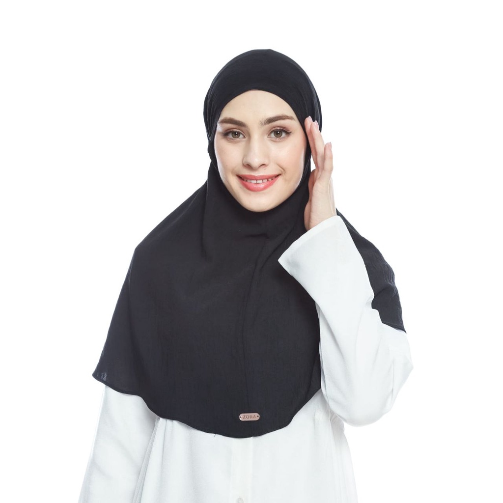 ZORA - Salwa Bergo Crinkle Airflow - Hijab Wanita