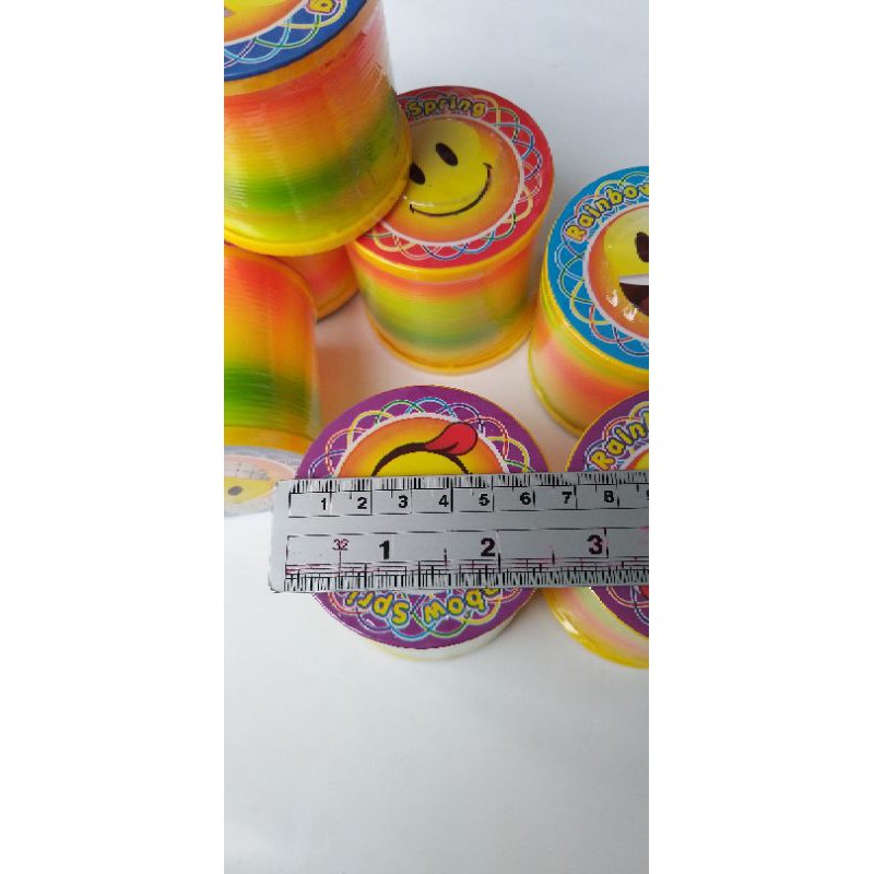 Per Rainbow Ukuran 6cm Per Slinky Yoyo Magic Rainbow Spring Anti Stress