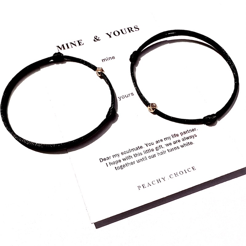 Gelang Couple Pasangan - Simple Minimalis [ truth eyes series ]