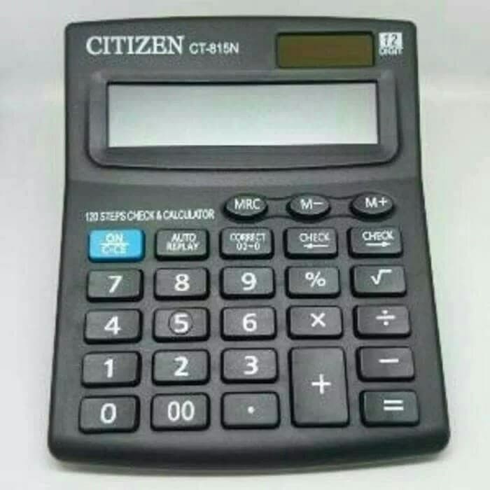 

Kalkulator Meja - Kalkulator Ilmiah - Kalkulator Citizen Kalkulator Citizen 12 Digit Calculator Ct-