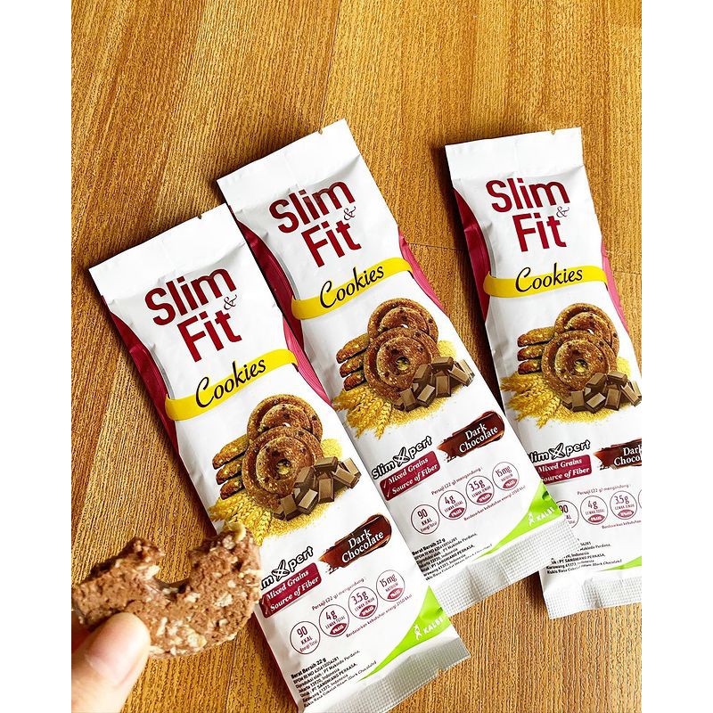 SLIM &amp; FIT COOKIES DIET SEHAT | SNACK CEMILAN RENDAH KALORI QUINOA OAT GANDUM