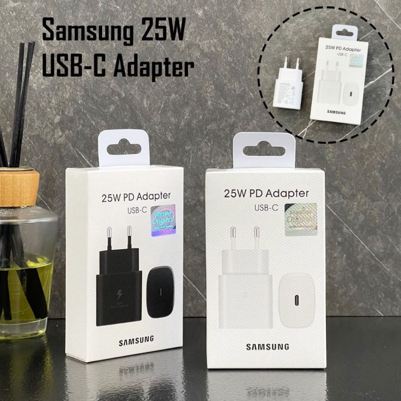 Batok Charger SAMSUNG TYPE-C 25W ORIGINAL Kepala Casan SAMSUNG TYPE C 25W Adaptor Charger SAMSUNG 25W TIPE C FAST CHARGING