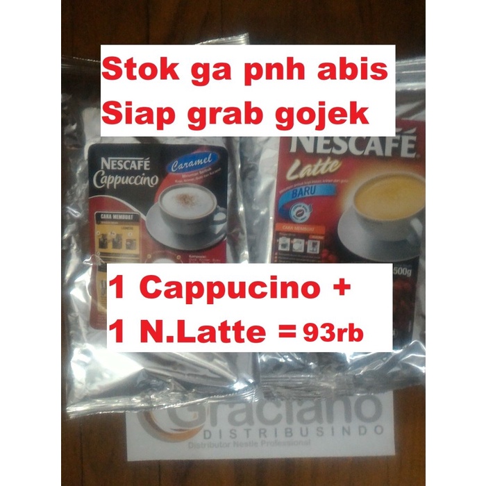 

Promo Paket Nescafe Latte + Cappuccino Cappucino Capucino Murah