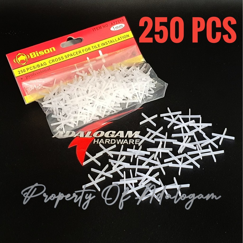 Nat Tile Spacer - Cross - Perapi Nat Keramik Granit 250 pcs