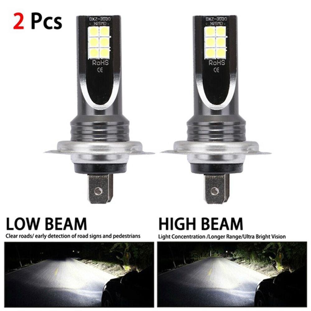 Populer 2PCS/Set Lampu LED Mobil 110W IP68 6000K 24000LM Bohlam Kabut CSP Tahan Air