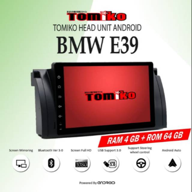 Head unit TOMIKO OEM for BMW E39
