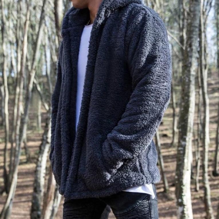 [PRODUK NNNYL] Jaket Bulu Import Halus Pria Wanita Polos Original ZQ0