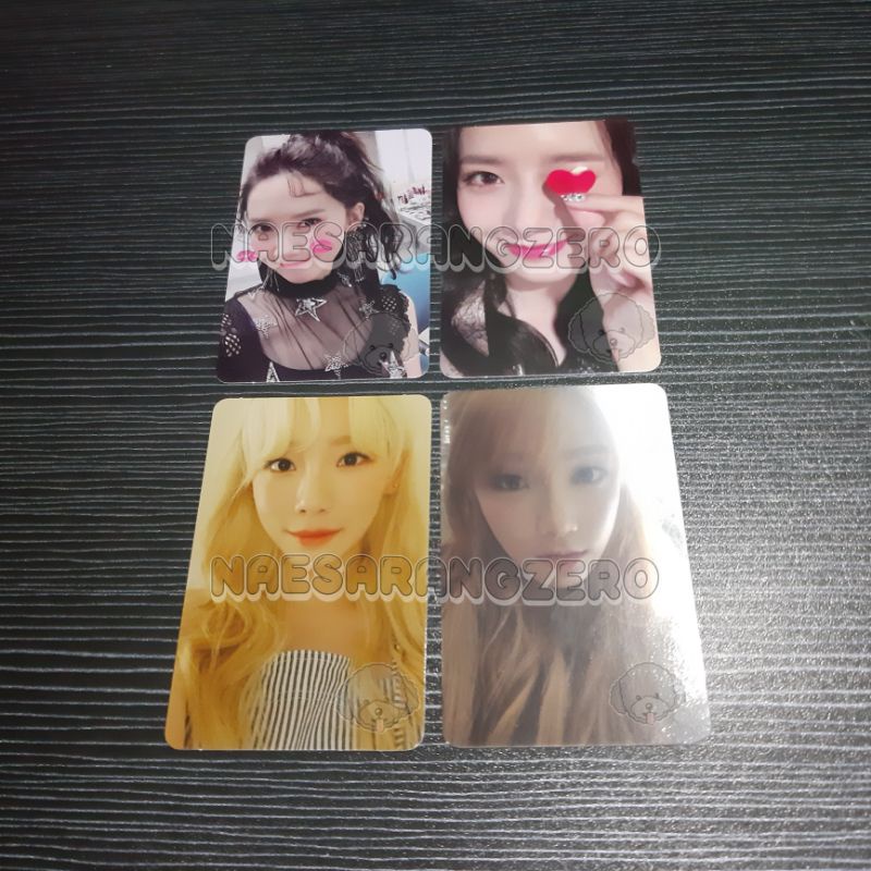 PHOTOCARD PC SNSD YOONA HOLIDAY ALL NIGHT TAEYEON PURPOSE DELUXE TTS HOLLER