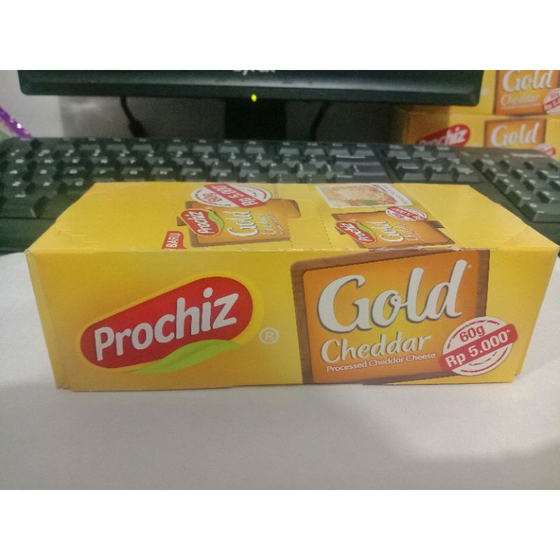 

Prochiz Gold Cheddar 60 gram (1 Box isi 8 pcs)