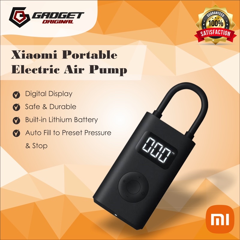 Xiaomi mi portable electric air compressor обзор