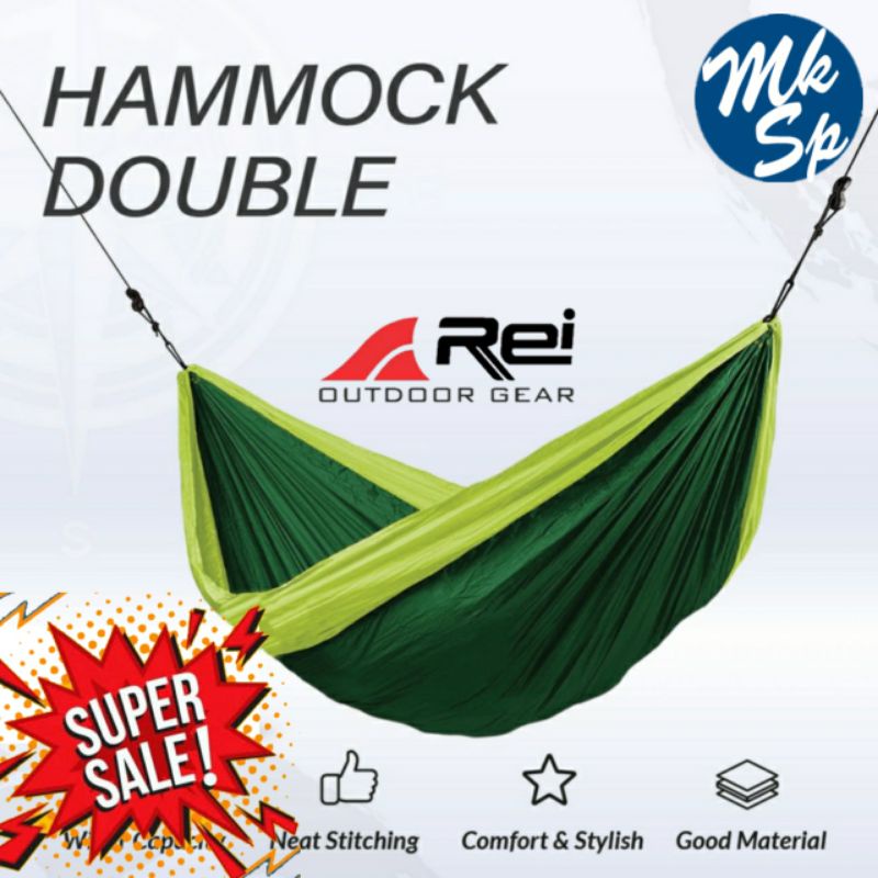 hammock single 2 warna. ayunan 2 warna. hammock double color. ayunan double color. hammock kuat. ham