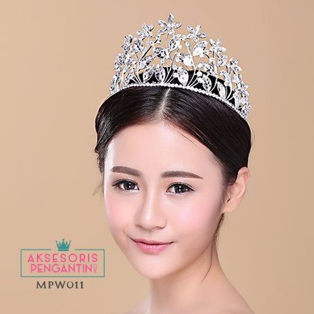 [STOK TERBATAS] HEADPIECE WEDDING AKSESORIS WANITA MAHKOTA PENGANTIN MPW011