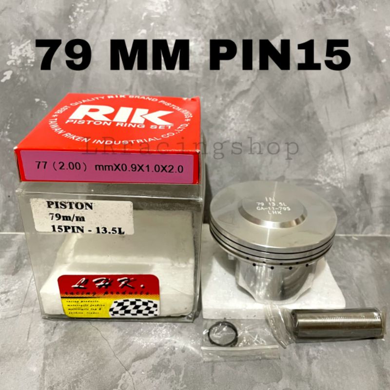 Piston LHK 79 79mm pin pen 15 set ring piston seher LHK thailand