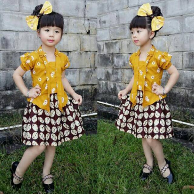 Kebaya anak kutubaru jumputan