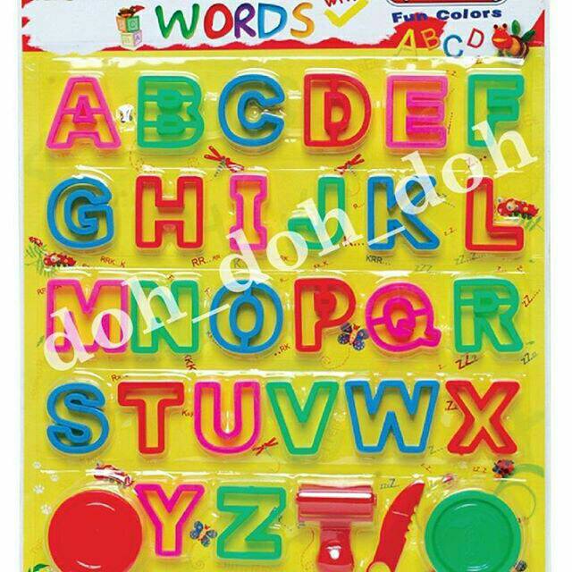 Fun-doh Words Hanger ( Abjad )